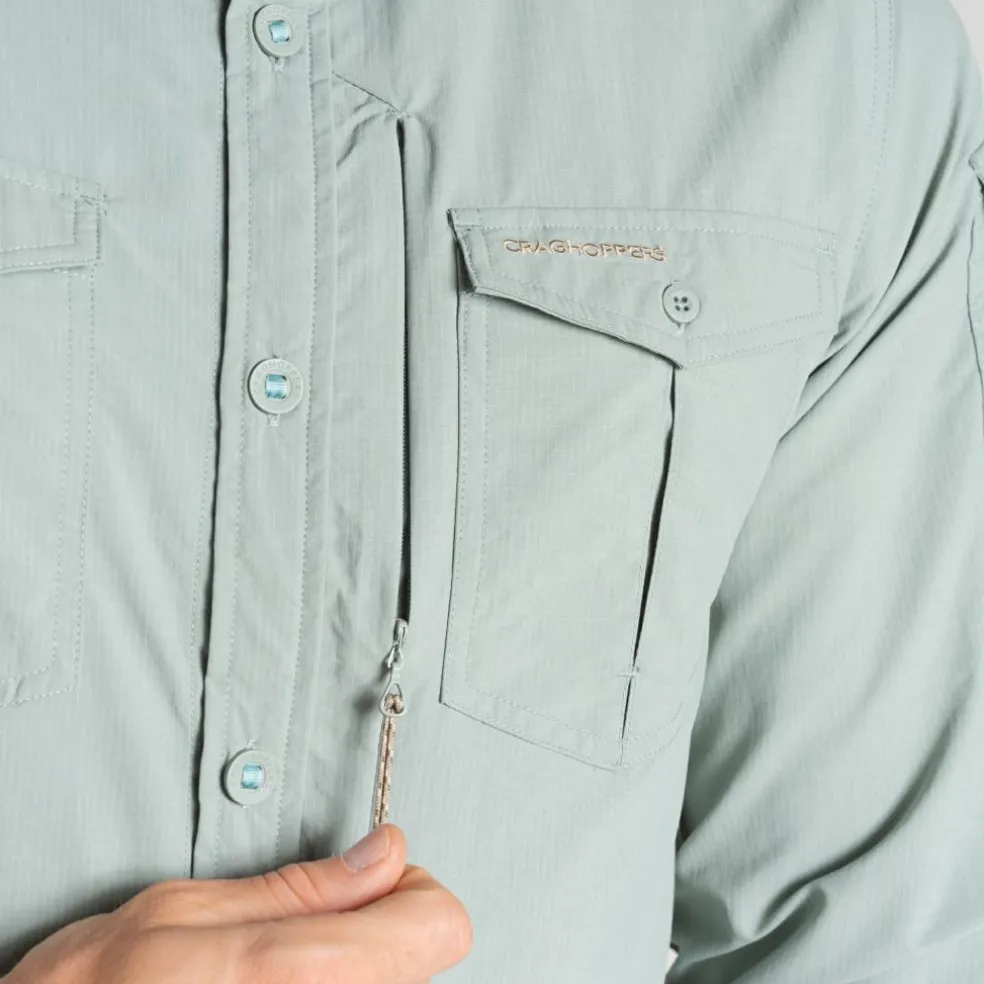 Craghoppers NosiLife Adventure III overhemd heren light green
