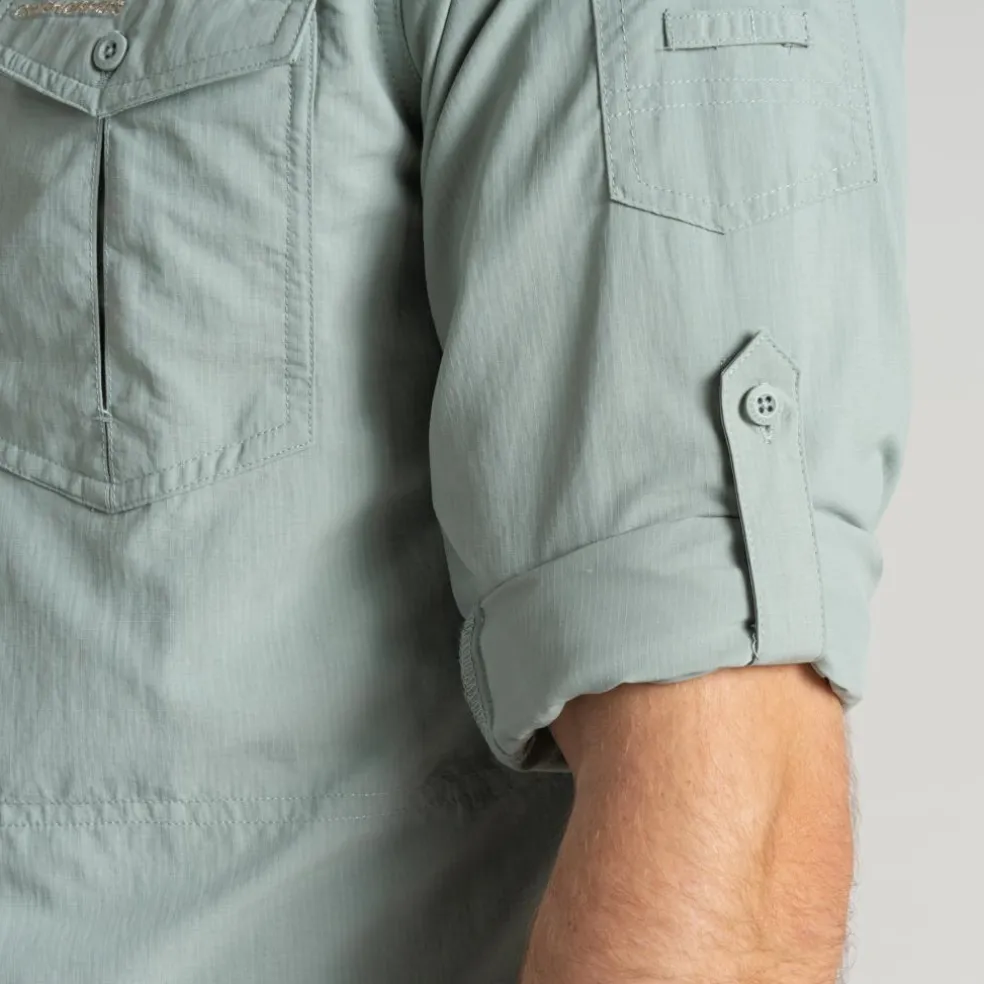 Craghoppers NosiLife Adventure III overhemd heren light green