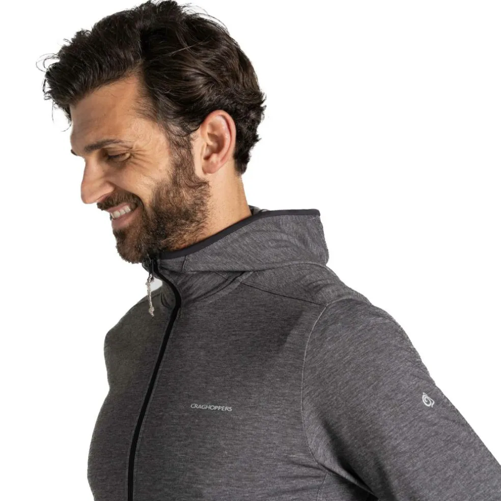 Craghoppers NosiLife Deft fleece vest heren blackpepper marl