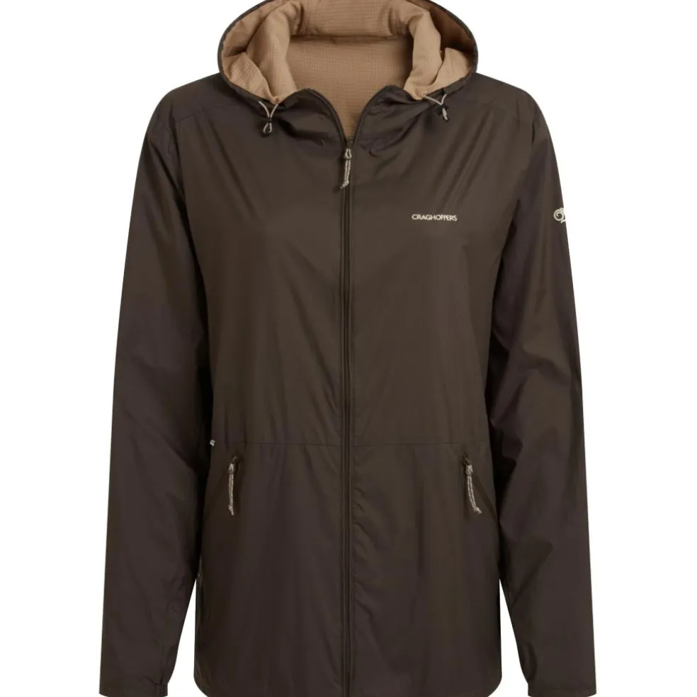 Craghoppers NosiLife Ovis Reversible outdoor jack heren woodland green eartenware