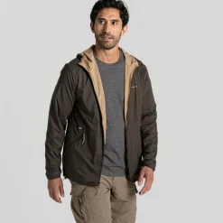 Craghoppers NosiLife Ovis Reversible outdoor jack heren woodland green eartenware