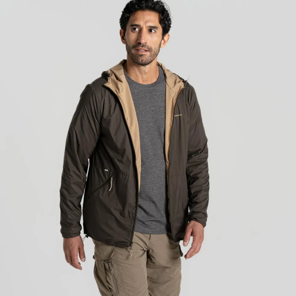 Craghoppers NosiLife Ovis Reversible outdoor jack heren woodland green eartenware