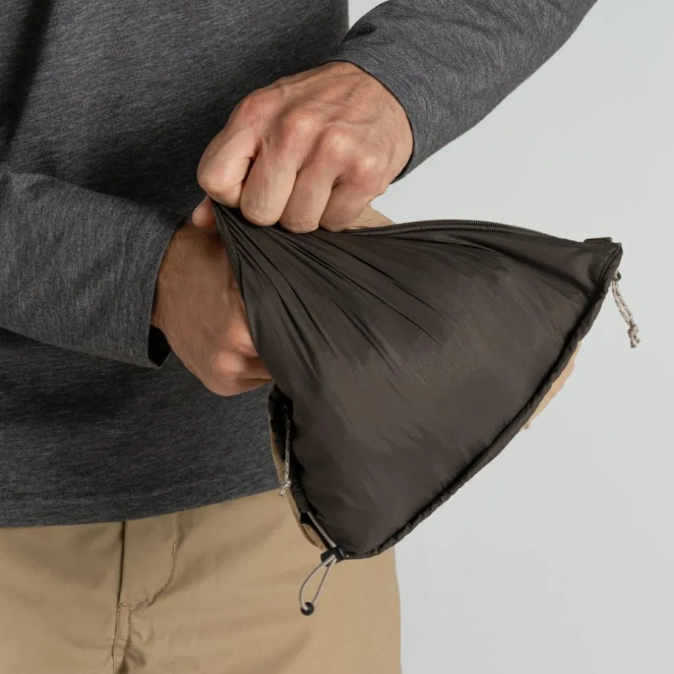 Craghoppers NosiLife Ovis Reversible outdoor jack heren woodland green eartenware