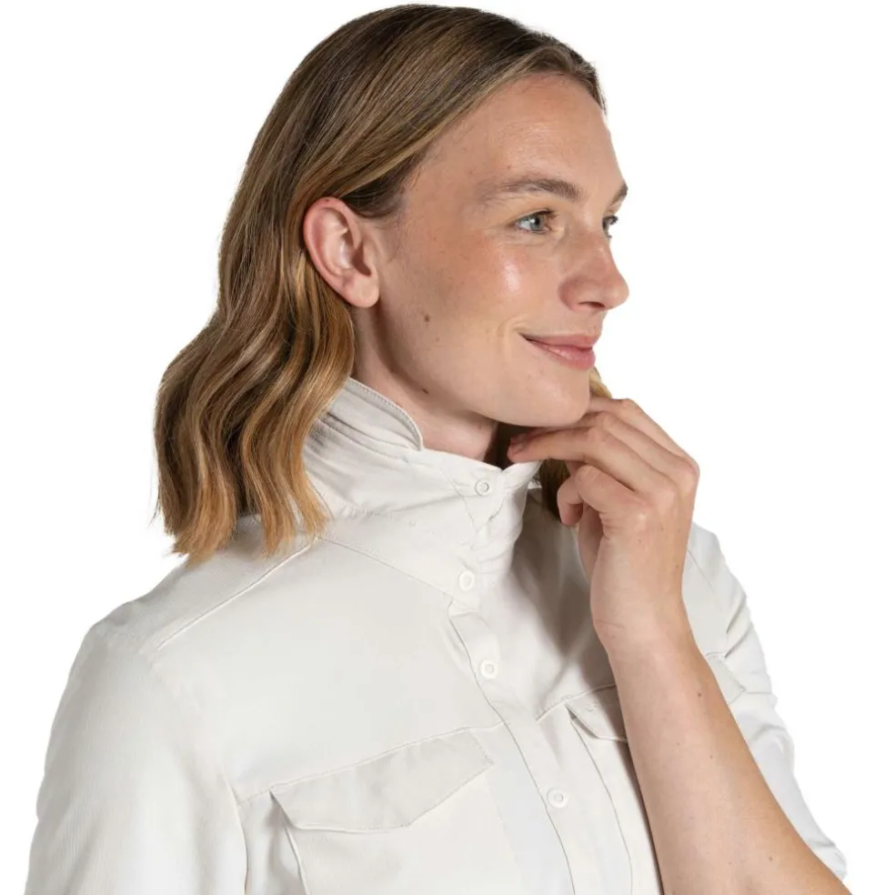 Craghoppers NosiLife Pro V blouse dames sea salt