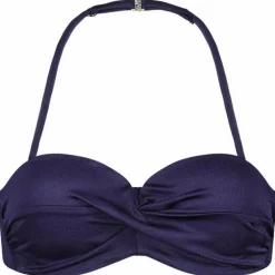 Cyell Satin Navy Padded Wired bikini top dames