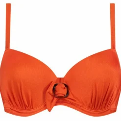 Cyell Satin Tomato Padded bikini top dames