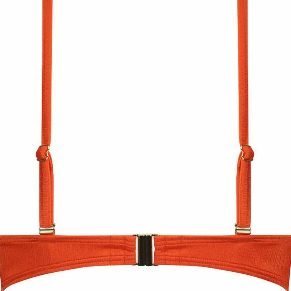 Cyell Satin Tomato Padded Wired bikini top dames