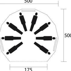 De Wit  Sherpa 500 groepstent beige