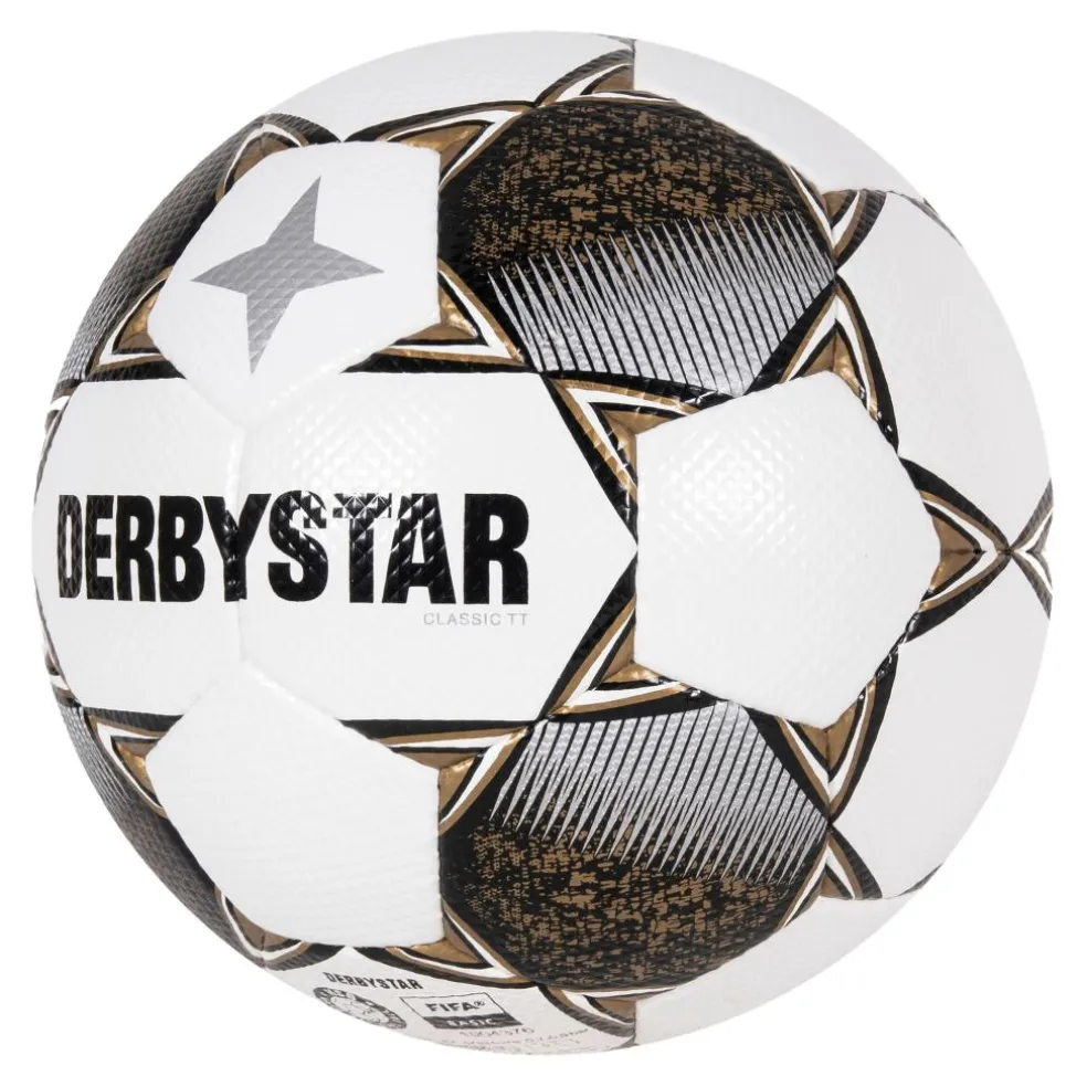 Derbystar Classic TT II voetbal white gold