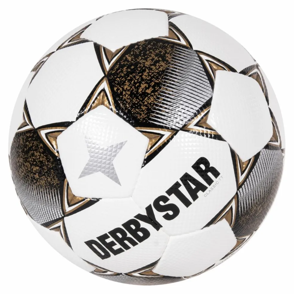 Derbystar Classic TT II voetbal white gold