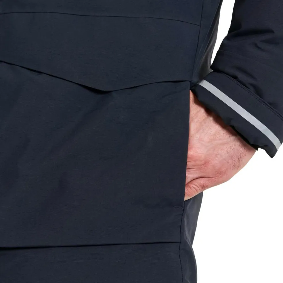 Didriksons Akilles parka outdoor jack heren dark night blue