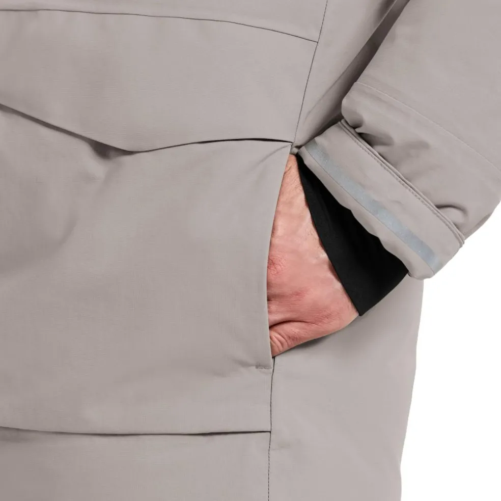 Didriksons Akilles parka outdoor jack heren ash brown