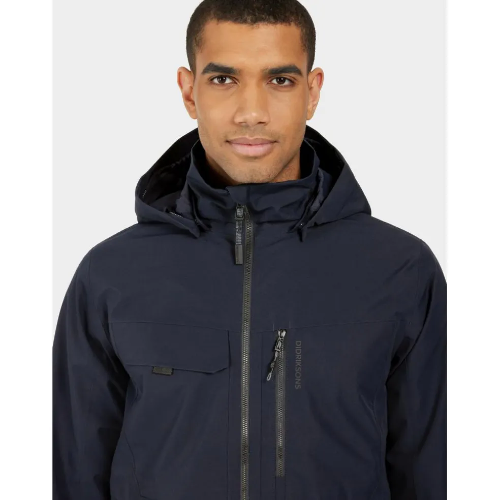 Didriksons Aston outdoor jack heren dark knight blue