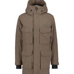 Didriksons Drew parka outdoor jack heren mocha brown