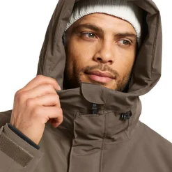 Didriksons Drew parka outdoor jack heren mocha brown