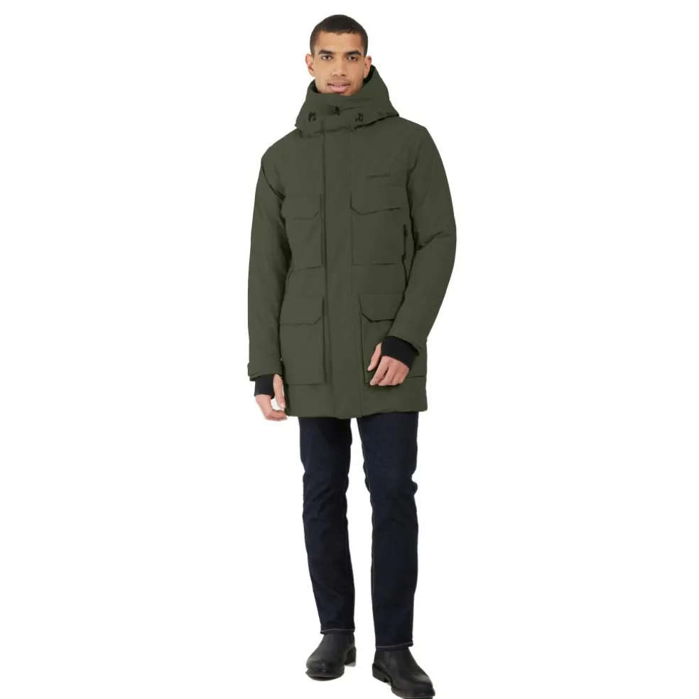 Didriksons Drew parka outdoor jack heren deep green