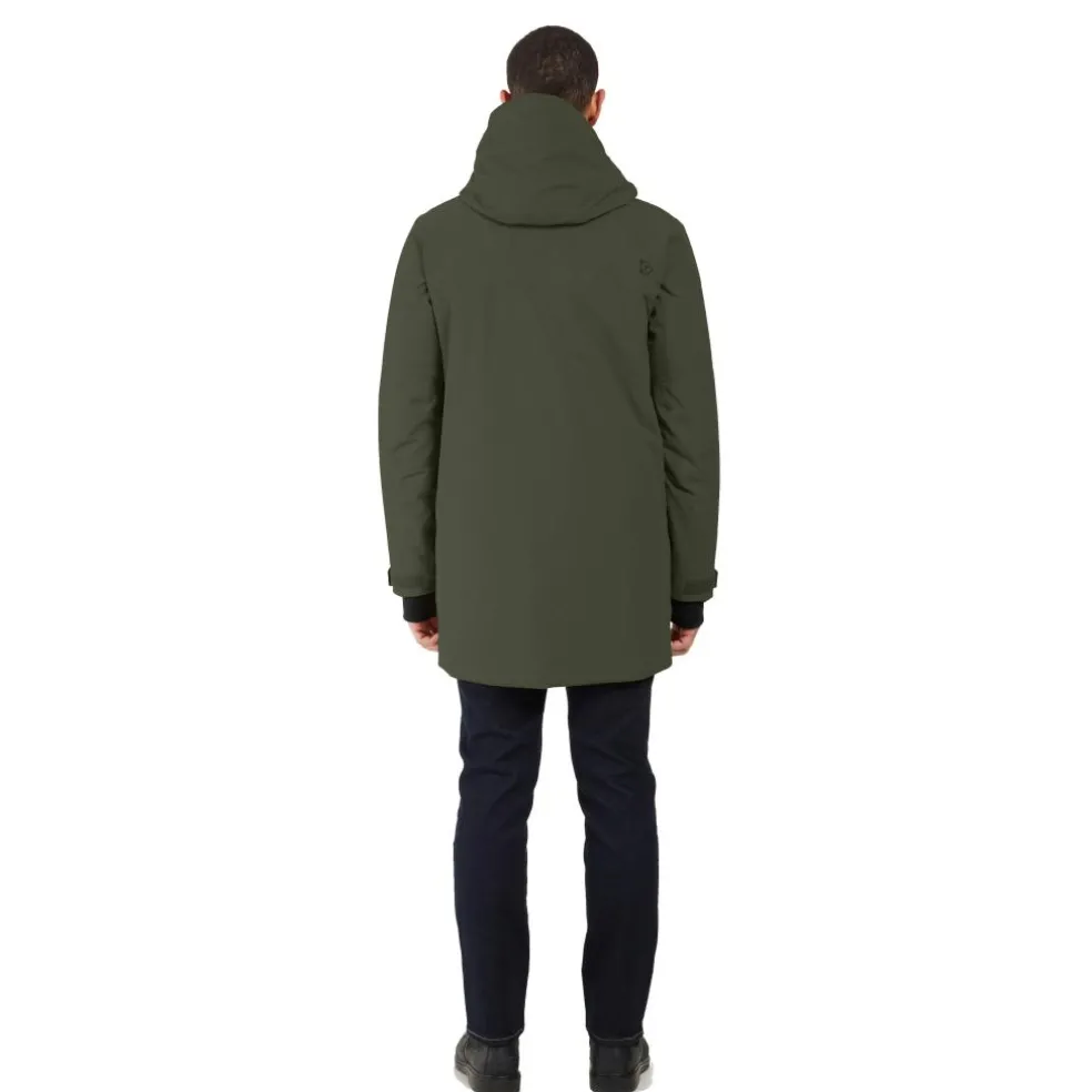 Didriksons Drew parka outdoor jack heren deep green