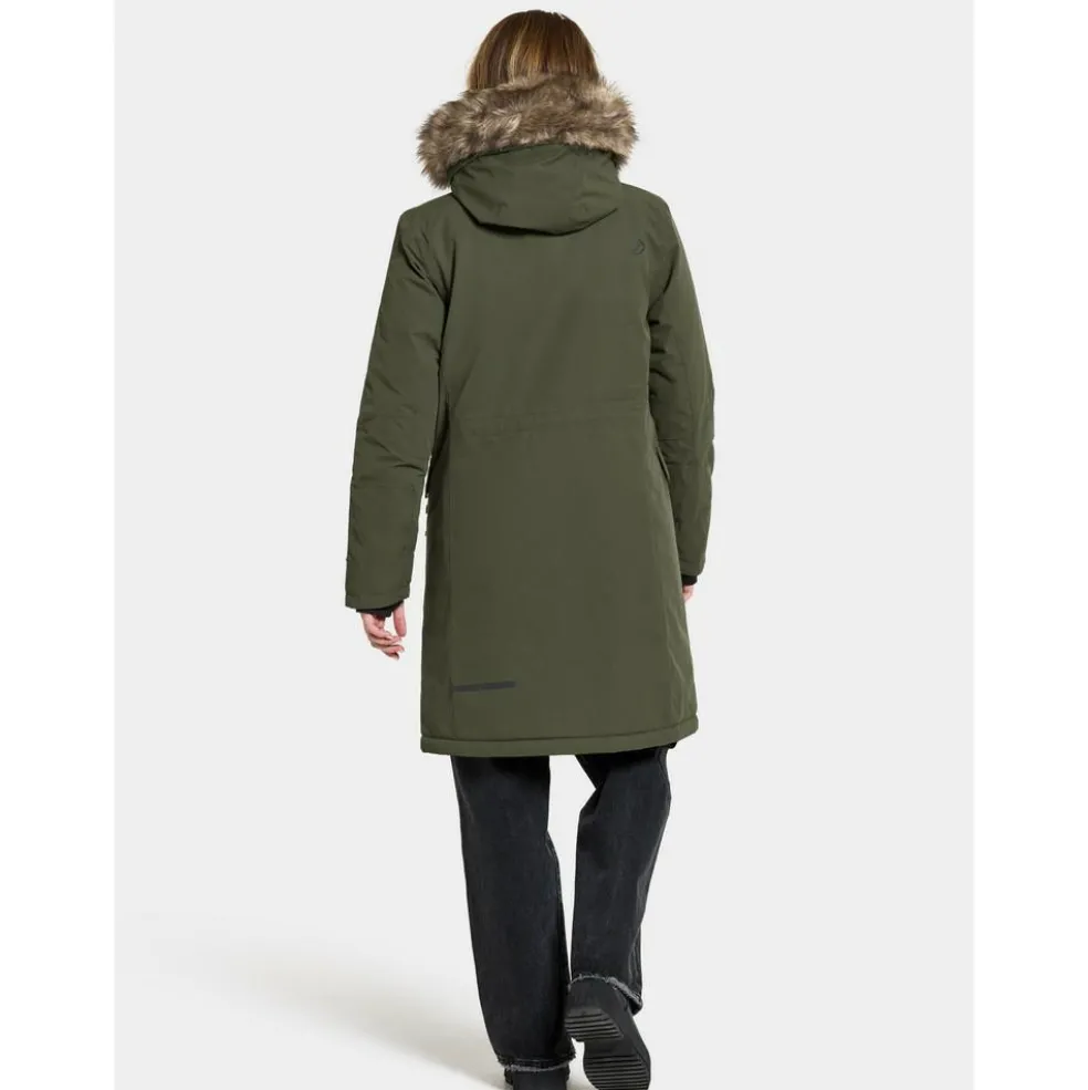 Didriksons Erika Parka outdoor jack dames deep green