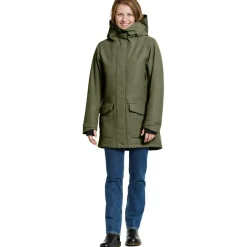 Didriksons Frida winterjas dames deep green