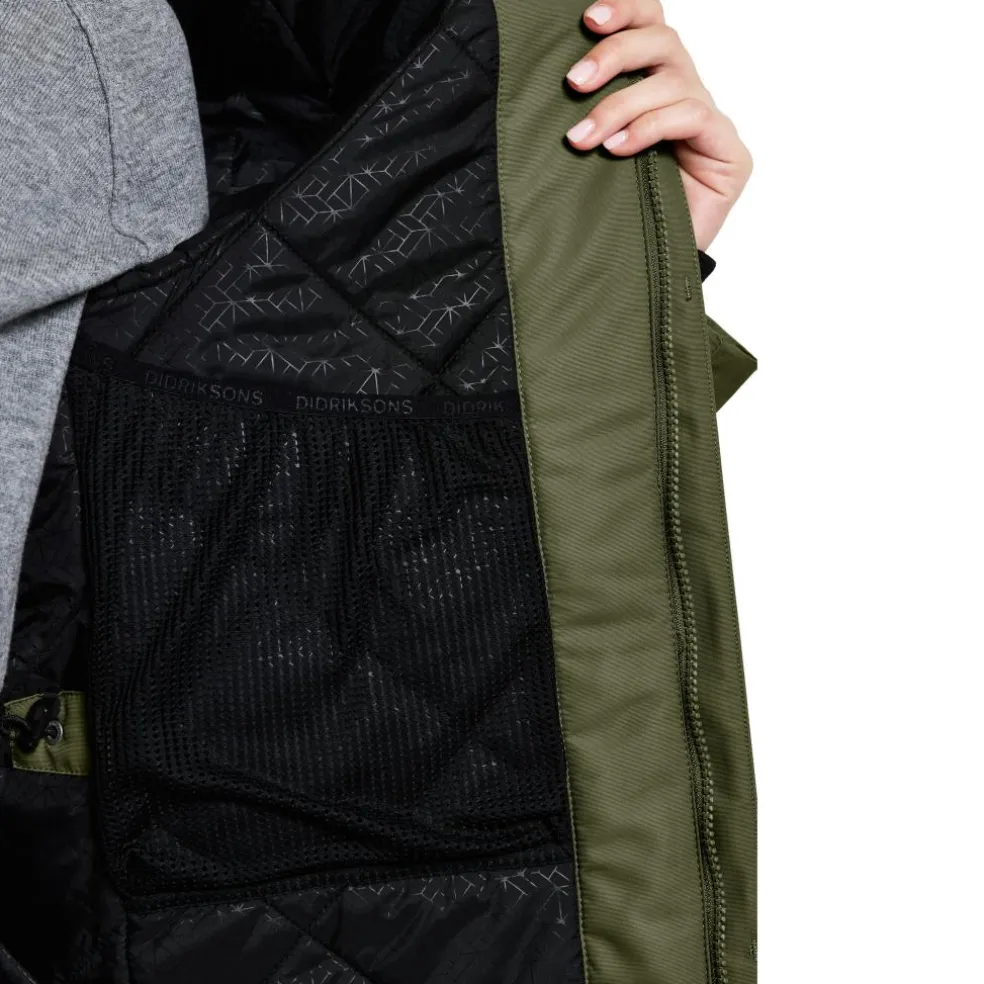 Didriksons Frida winterjas dames deep green