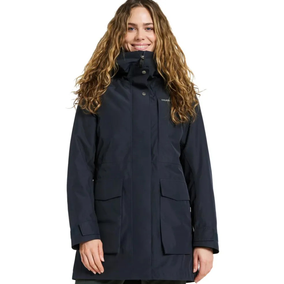 Didriksons Harriet parka outdoor jack dames dark night blue