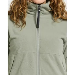 Didriksons Ronja fleece vest dames wilted leaf