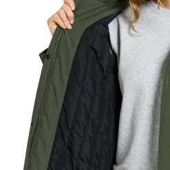 Didriksons Selia parka outdoor jack dames deep green