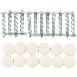 Dometic S4 binnenkader afdekdopjes en schroeven 12 stuks