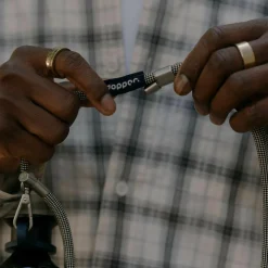 Dopper koord sandy black