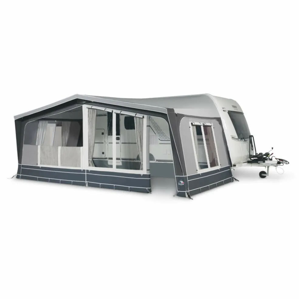 Doréma Diamond XL270 De Luxe voortent 25 mm stalen frame antraciet