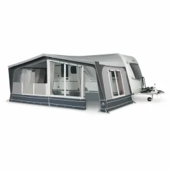 Doréma Diamond XL300 De Luxe voortent 25 mm stalen frame antraciet