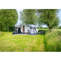 Doréma Porto voortentluifel 28 mm stalen frame antraciet grijs