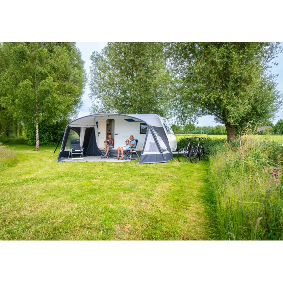 Doréma Porto voortentluifel 28 mm stalen frame antraciet grijs