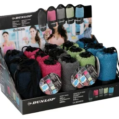 Dunlop Microvezel handdoek 5 kleuren assorti 80 x 40 cm