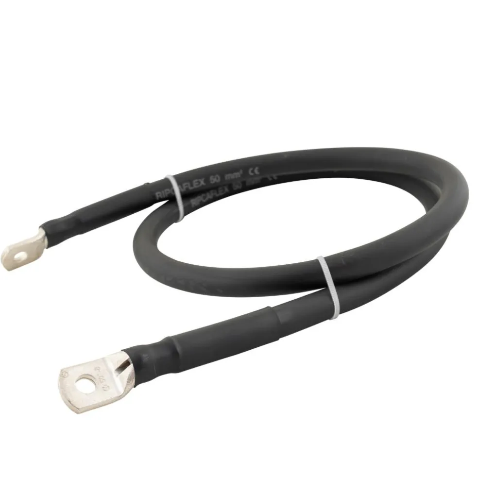 DWS Accukabel M8-M8 50 mm² zwart 1 meter