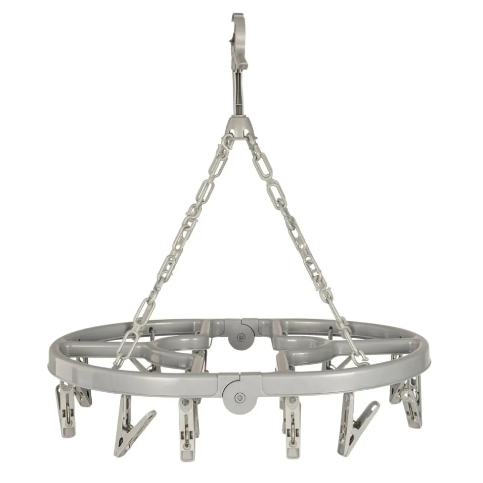 DWS Camping Droogcarrousel 16 knijpers opvouwbaar