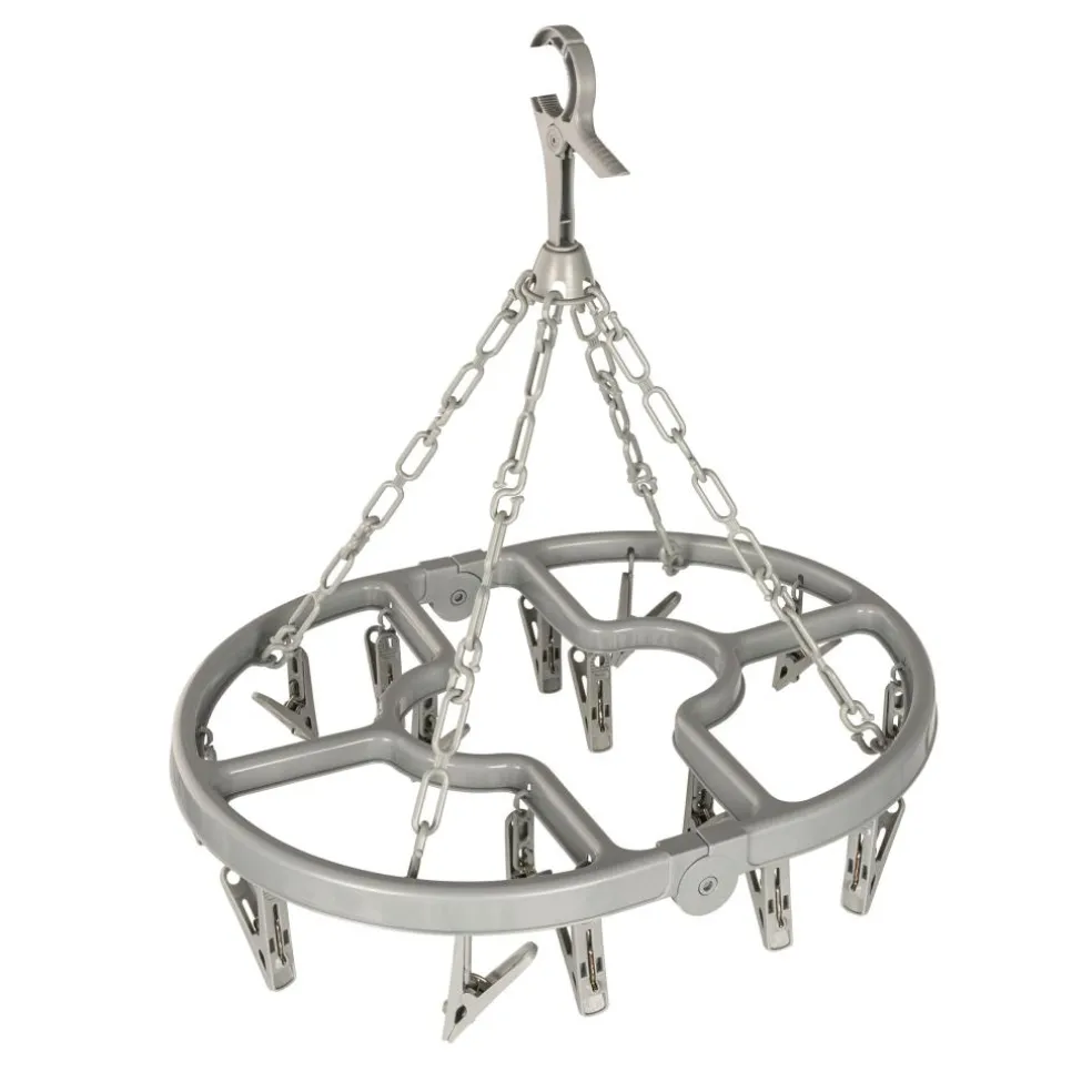 DWS Camping Droogcarrousel 16 knijpers opvouwbaar