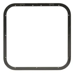 DWS Camping  Klapraam getint inclusief combihor wit 500 x 500  mm