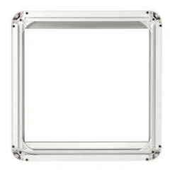 DWS Camping  Klapraam getint inclusief combihor wit 500 x 500  mm