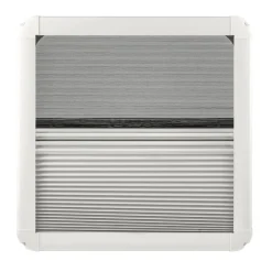 DWS Camping  Klapraam getint inclusief combihor wit 500 x 500  mm