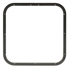 DWS Camping  Klapraam getint inclusief combihor wit 500 x 500  mm