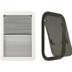 DWS Camping Klapraam getint inclusief combihor wit 350 x 500 mm