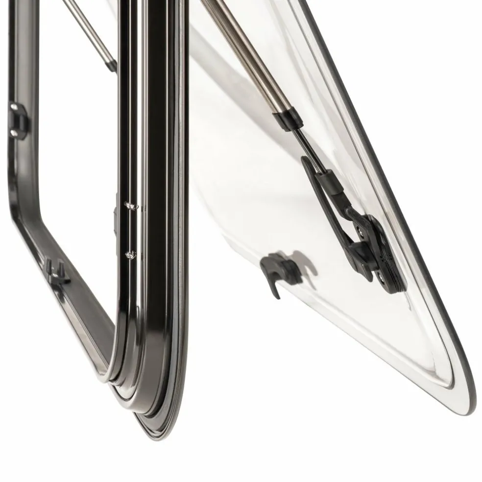 DWS Camping Klapraam transparant inclusief combihor wit 1000 x 500 mm