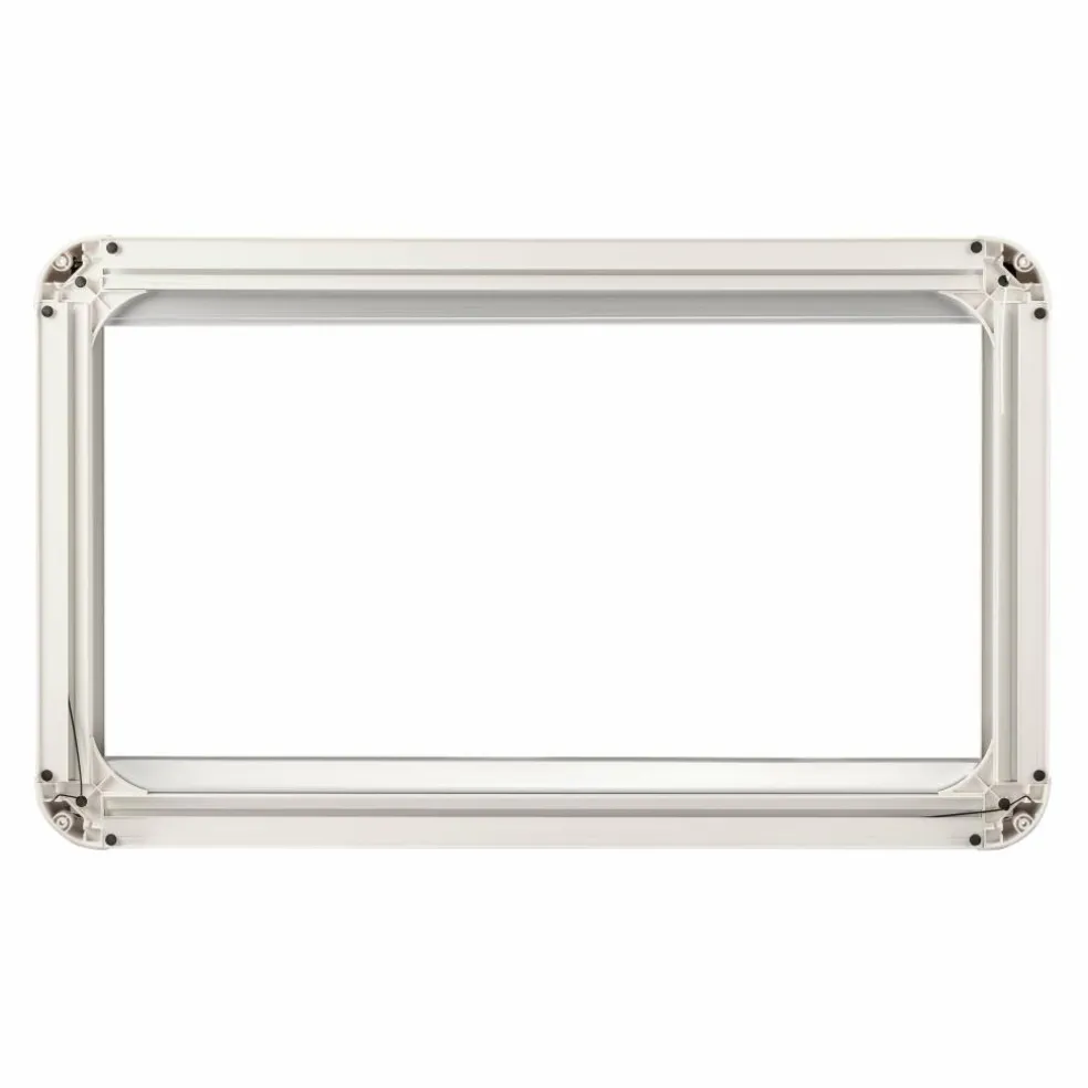 DWS Camping Klapraam transparant inclusief combihor wit 900 x 450 mm