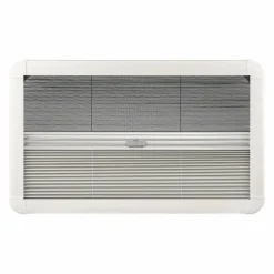 DWS Camping  Klapraam transparant inclusief combihor wit 1200 x 500 mm