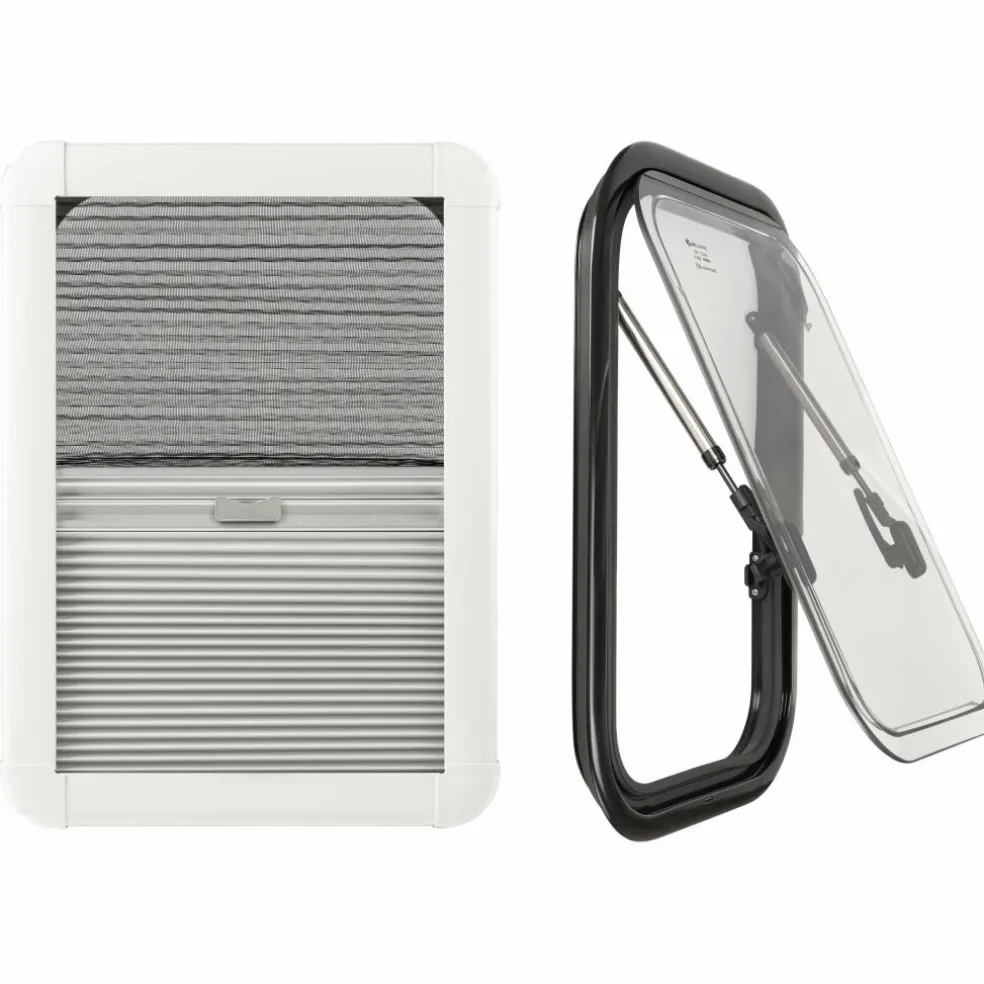 DWS Camping Klapraam transparant inclusief combihor wit 350 x 500 mm