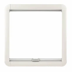 DWS Camping  Klapraam transparant inclusief combihor wit 500 x  500 mm