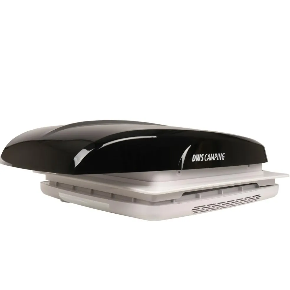 DWS Camping Plus Fan dakventilator 40 x 40 zwart