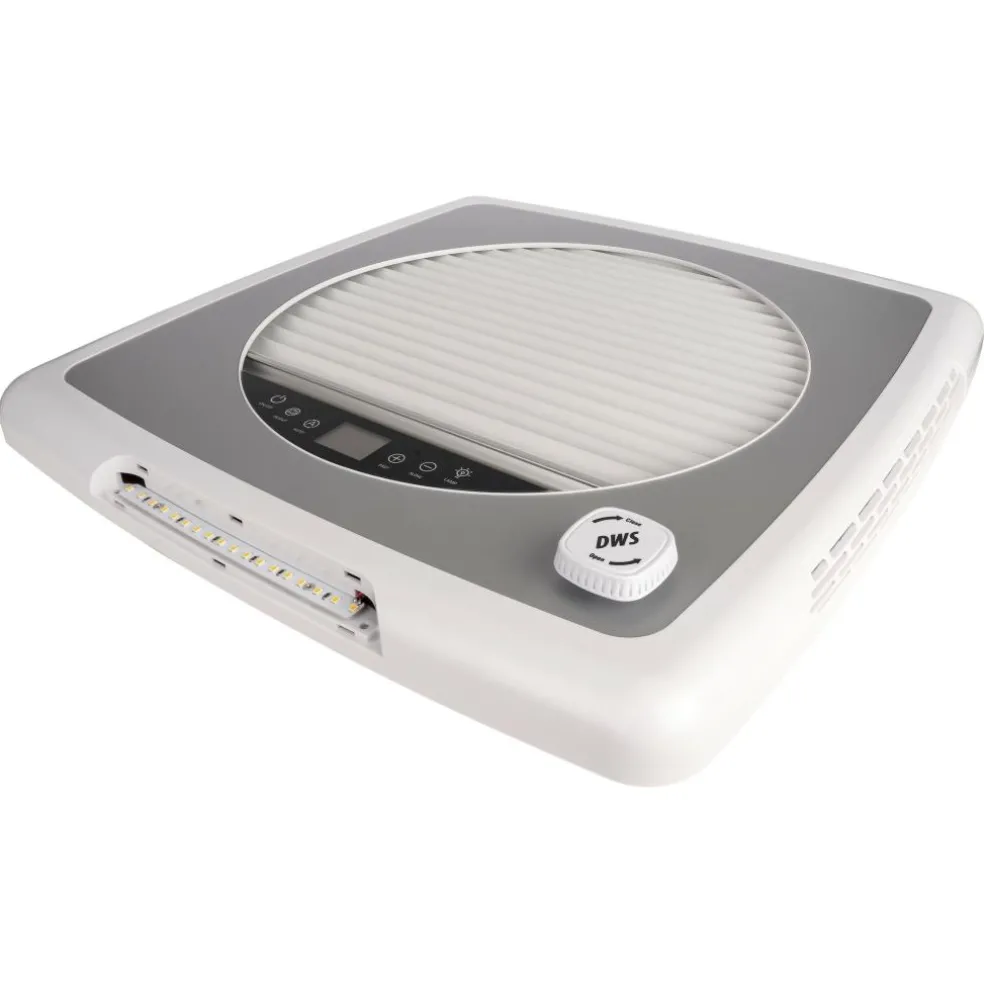 DWS Camping Plus Fan dakventilator 40 x 40 zwart