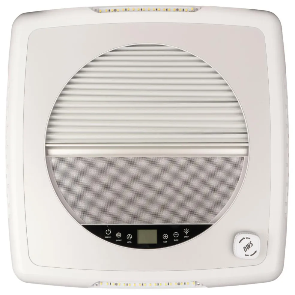 DWS Camping Plus Fan dakventilator 40 x 40 zwart